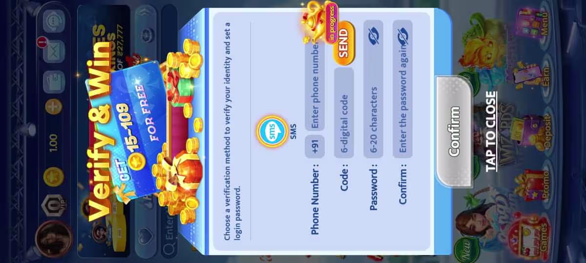 Diwa Game app icon and login screen
