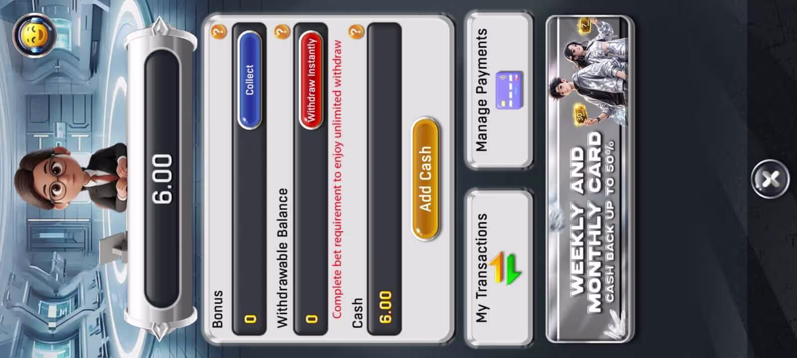 Jaiho 91 withdrawal page interface